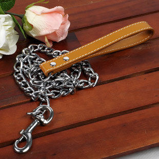 大狗链子狗绳 狗狗牵引绳 中型犬大型犬金毛萨摩耶哈士奇宠物铁链