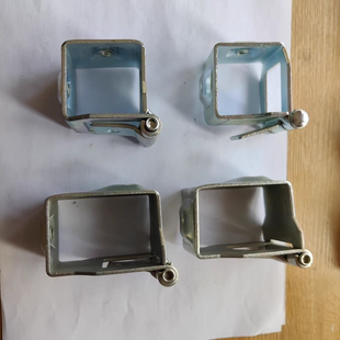 机器设备防护栏配件仓库车间隔离网卡扣围栏配件方管立柱连接卡扣