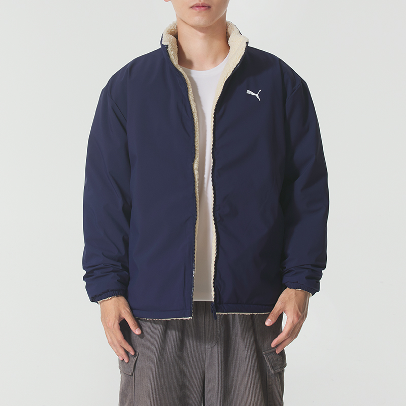 Puma彪马男女2025冬新款防水保暖双面穿鸭绒外套羽绒服 692850-06