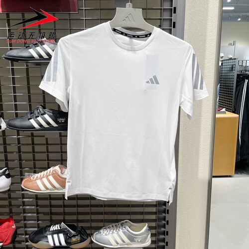 ADIDAS阿迪达斯女装2026新款速干户外训练跑步运动短袖T恤 JZ5115