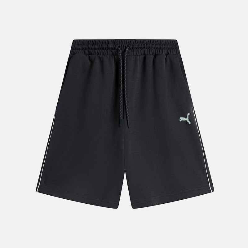 PUMA彪马男裤2024秋季新款针织时尚休闲运动短裤五分裤 628489-69
