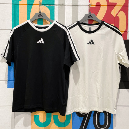 ADIDAS阿迪达斯男2025夏款简约宽松运动休闲短袖T恤KC1496 KC3867