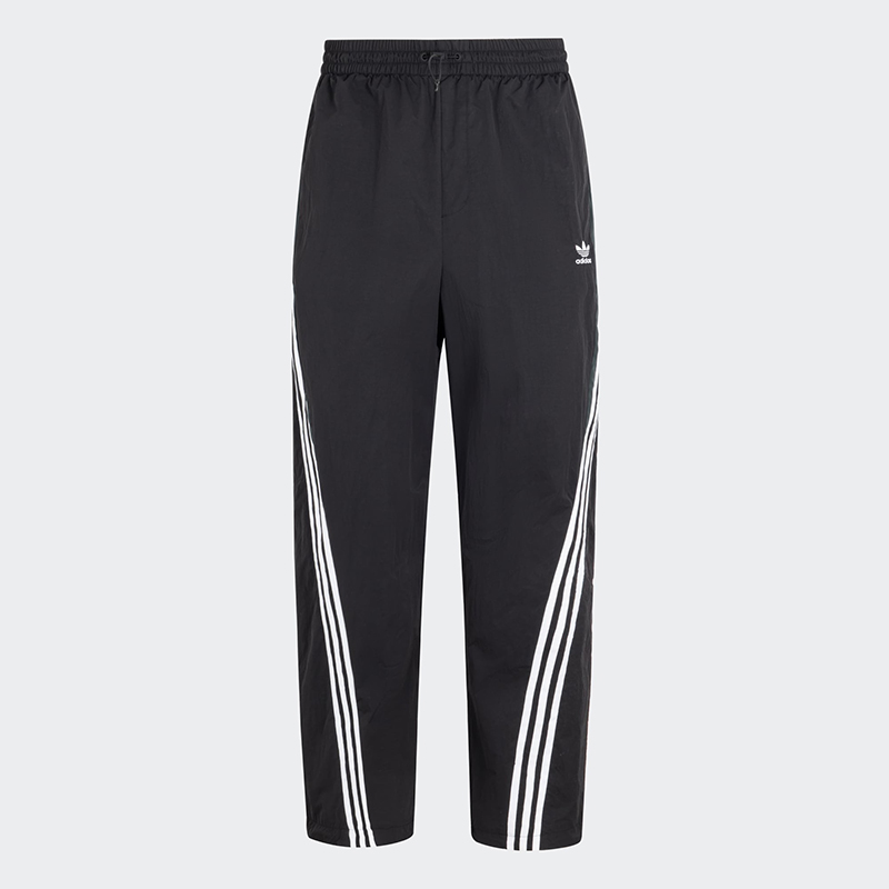 ADIDAS阿迪达斯三叶草男裤2025春新款梭织宽松休闲运动长裤KC3132
