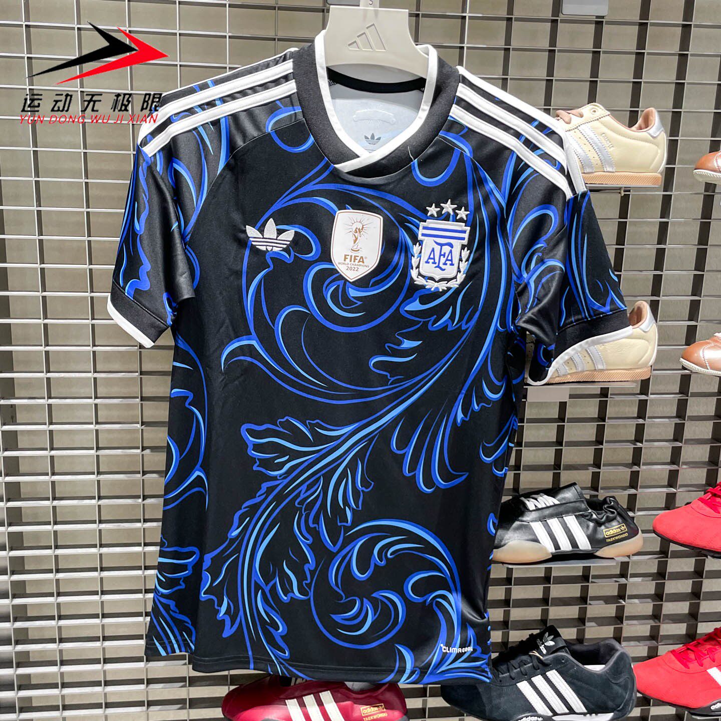 Adidas阿迪达斯三叶草男装2026夏新款速干足球运动短袖T恤 JM8395