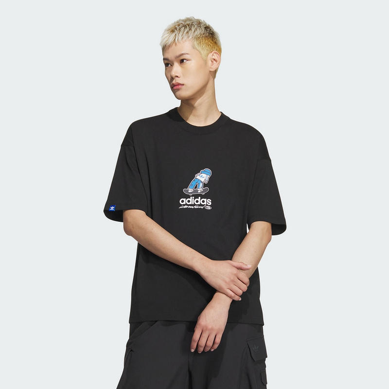 ADIDAS阿迪达斯男装2024秋新款速干跑步运动休闲短袖T恤 JC6827