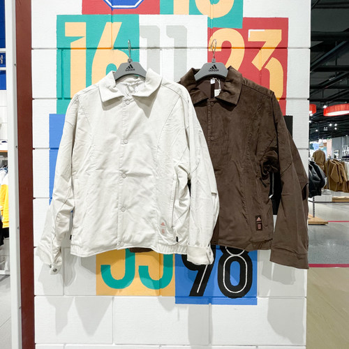 ADIDAS阿迪达斯男装2024冬新款武极系列灯芯绒运动夹克外套JI8722