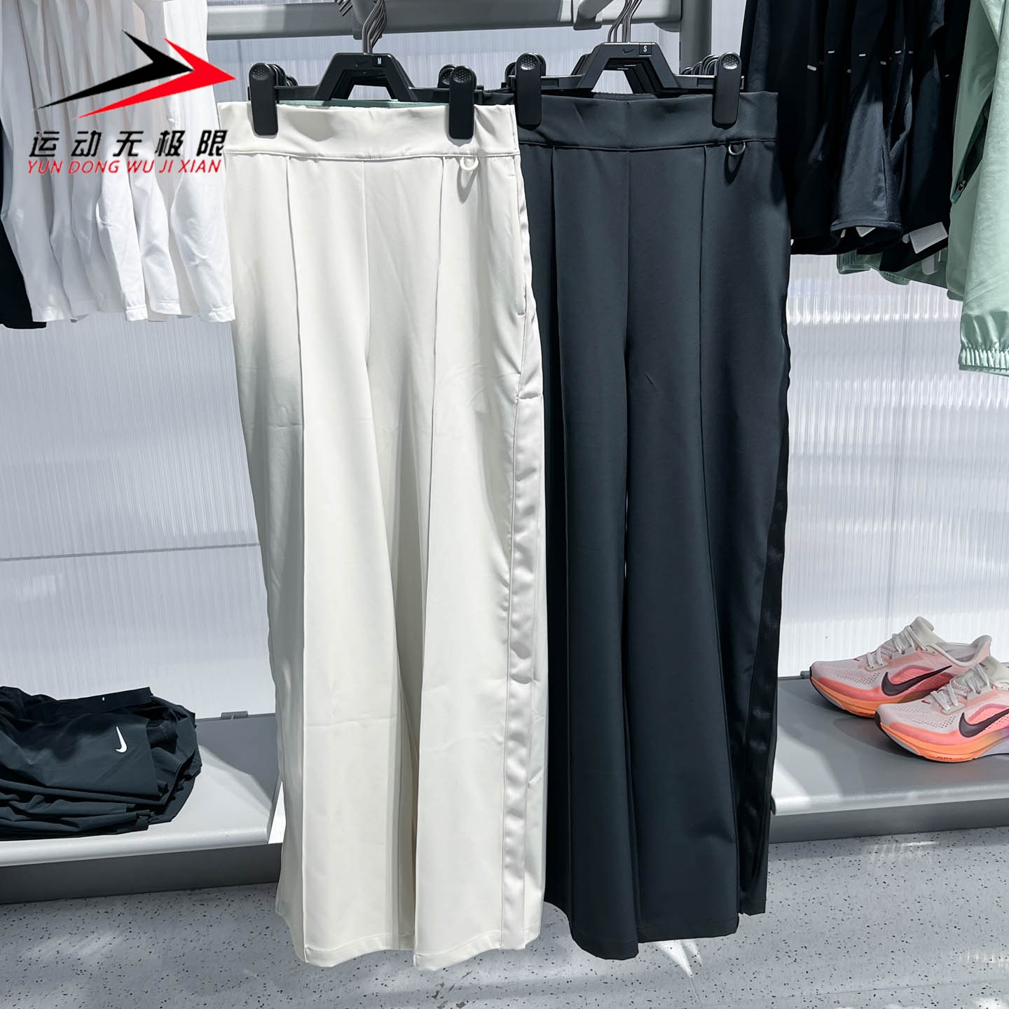 Nike耐克女装2026夏新款运动休闲宽松透气直筒长裤II5324-010-104