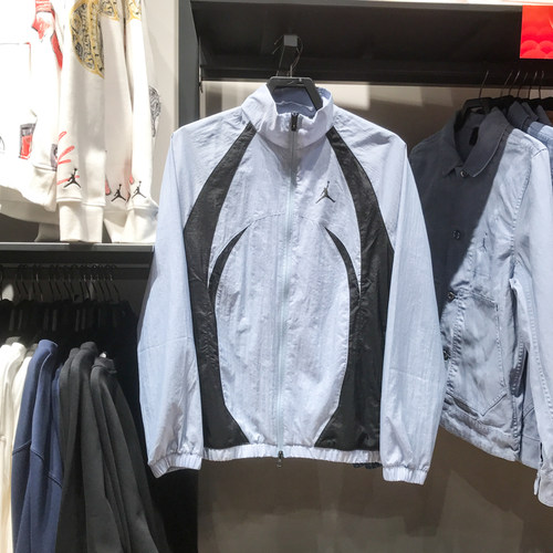 耐克Jordan梭织运动休闲立领夹克