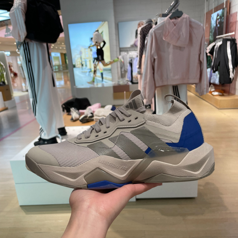 ADIDAS阿迪达斯男鞋2025春新款网面透气缓震健身综合训练鞋JP7973