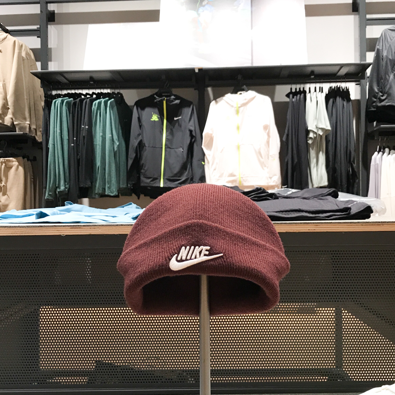 NIKE耐克男女2024冬季新款Peak Futura翻边时尚针织帽 HF0186-652