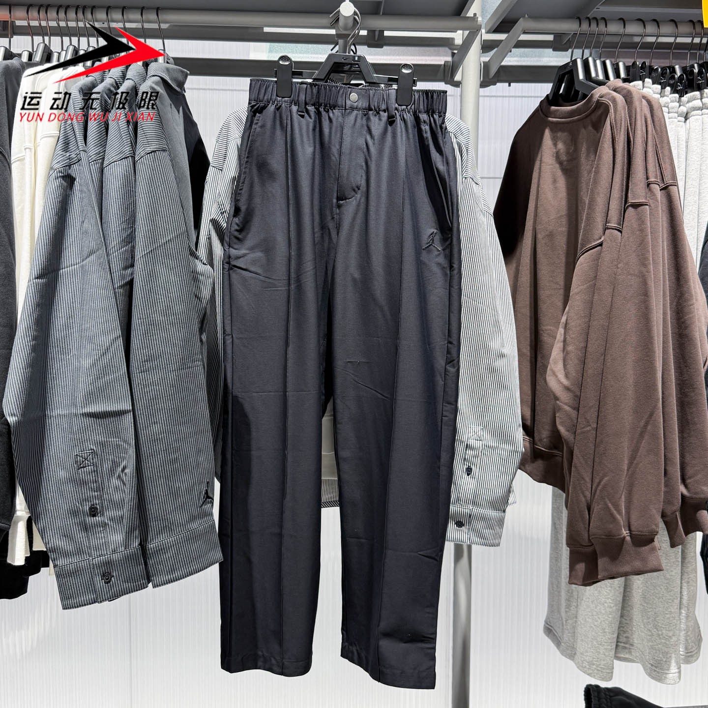 Nike耐克男装2025冬新款Jordan运动高尔夫梭织直筒长裤HQ8674-010