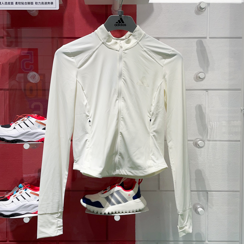 ADIDAS阿迪达斯女装2025夏款防晒衣UPF50+运动休闲夹克外套KE5779