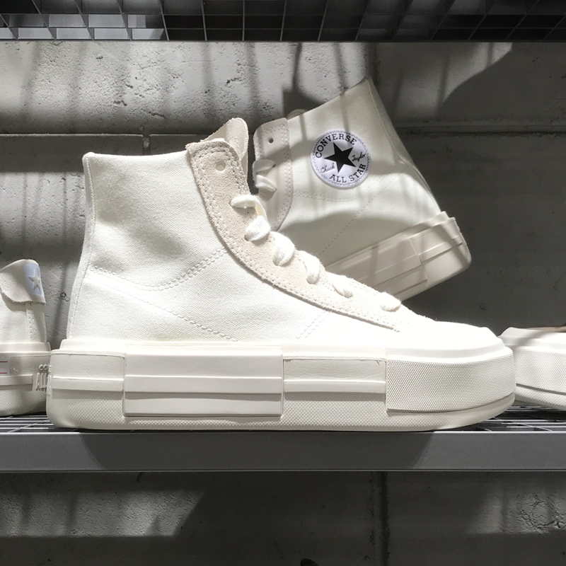 Converse匡威男女鞋2024夏新款高帮耐磨运动休闲帆布板鞋 A04688C
