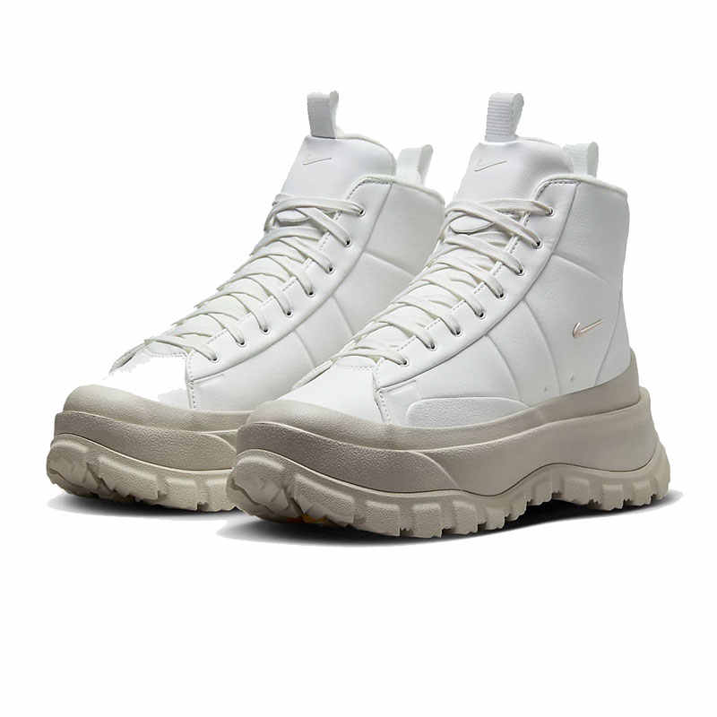 NIKE耐克女鞋2024冬季新款户外保暖厚底高帮休闲运动鞋FQ9065-100