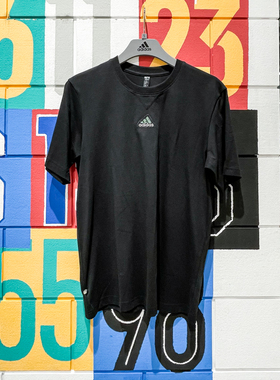 正品阿迪达斯男装2024新款运动休闲透气宽松短袖T恤IN3158 IR8400