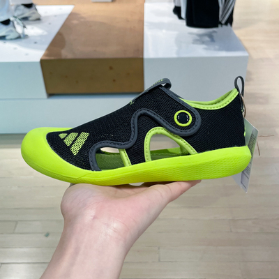 ADIDAS阿迪达斯童鞋2025夏季新款经典魔术贴包头凉鞋沙滩鞋JP5749