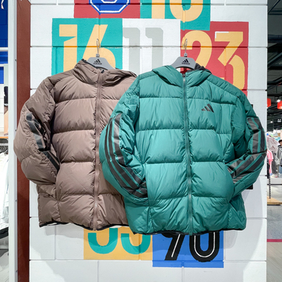 2024冬款男子两面穿连帽羽绒服