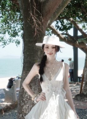 夏日法式复古遮阳防晒礼帽女
