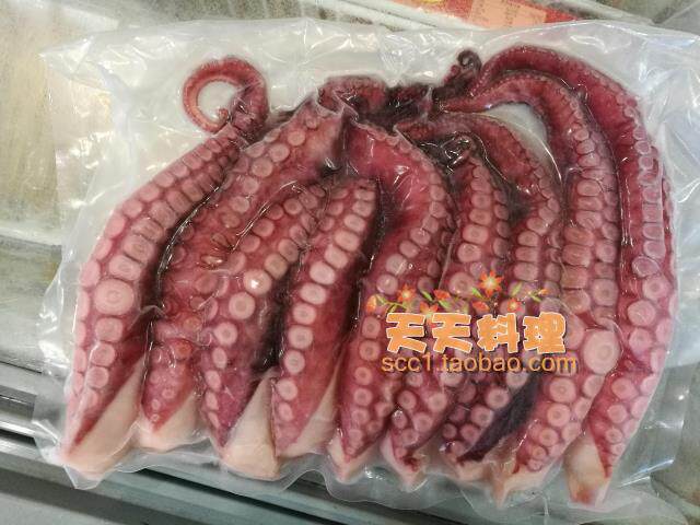『天天料理』刺身章鱼足新鲜冷冻章鱼脚八爪鱼脚章鱼须超大鱿鱼