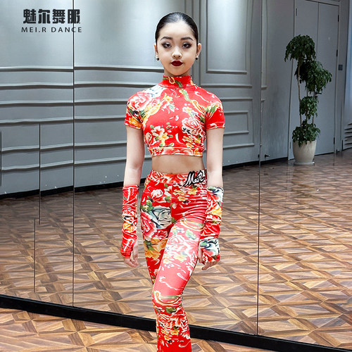魅尔舞服拉丁舞东北大花