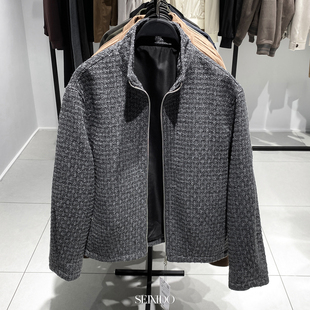 803编织外套男3286 柜549 宽松提花立领夹克3286409 男装 409 春季