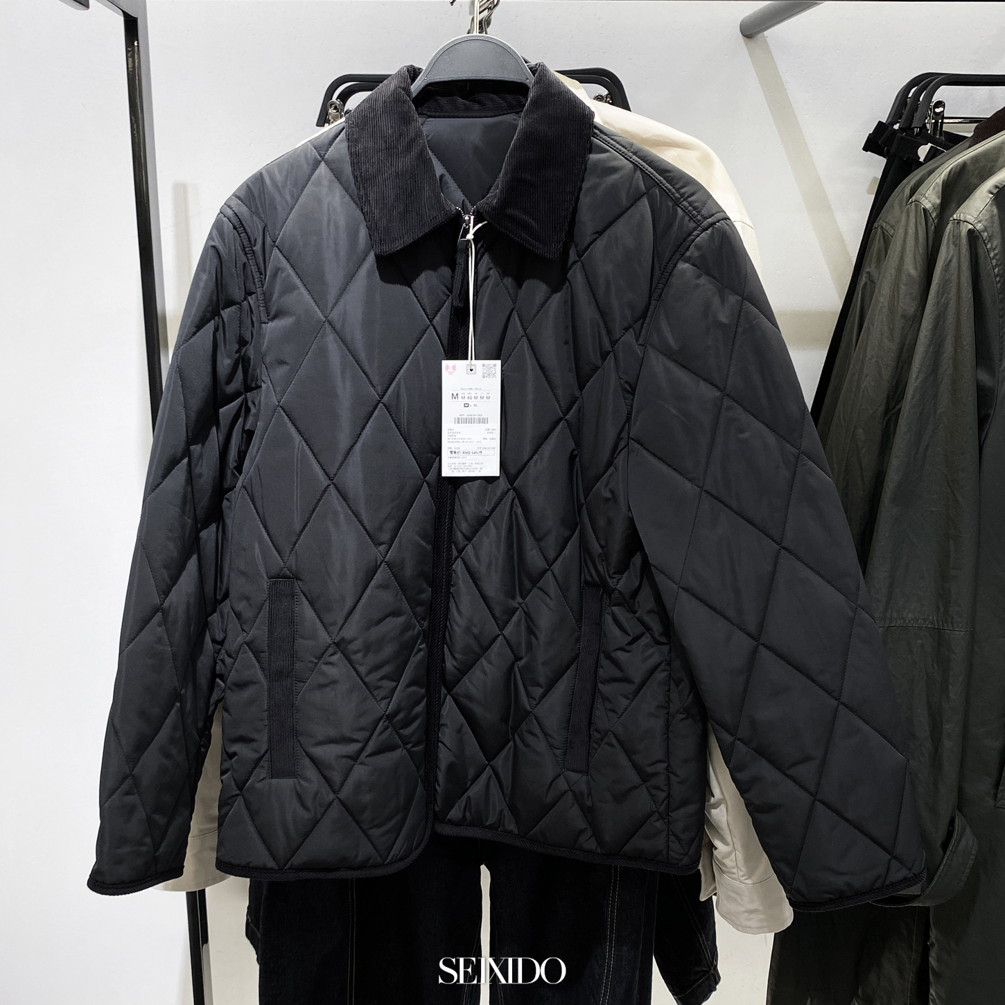 西班牙单!绗缝轻便棉服夹克外套