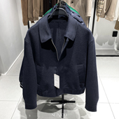 简约外套5854404 柜799 401 男装 羊毛混纺双面呢翻领衬衫 冬季 新品