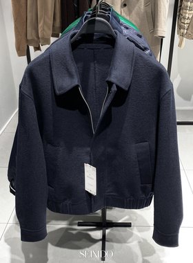 柜799！冬季新品男装羊毛混纺双面呢翻领衬衫简约外套5854404 401