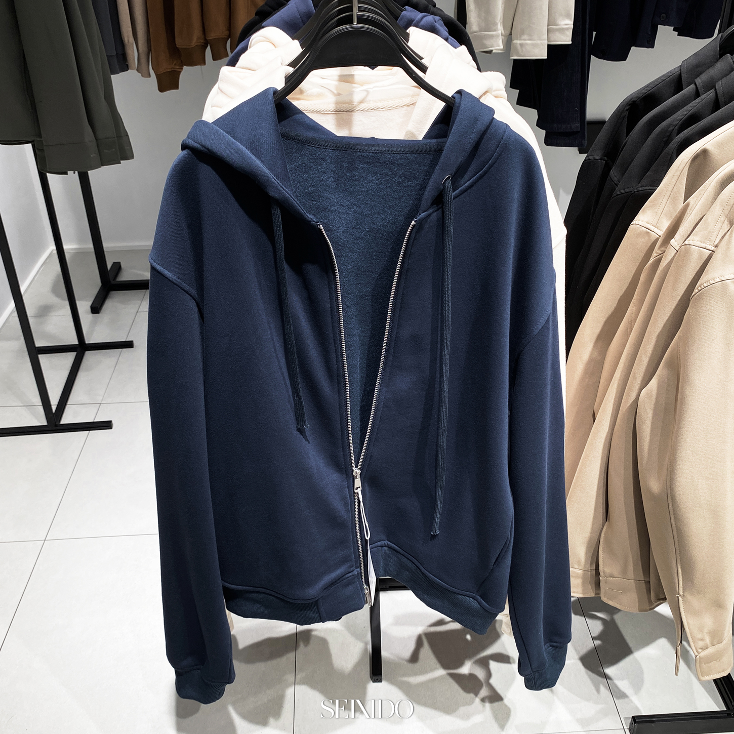 西班牙单！美式连帽卫衣外套