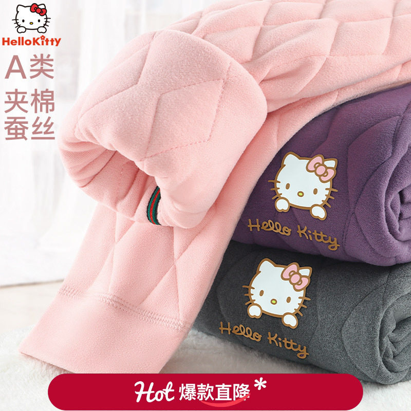 儿童保暖裤女童秋裤加绒加厚秋冬装打底裤校服神器棉裤暖暖裤童装