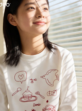 女童纯棉打底衫春春秋新款