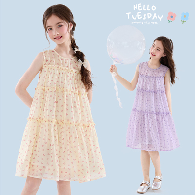 迪士尼女童连衣裙夏季2025新款