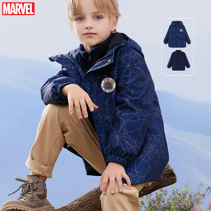 男童冲锋衣款儿童外套秋冬装新款大童防风衣加厚保暖羽绒服童装,童装/婴儿装/亲子装,儿童冲锋衣,淘宝优惠券,粉丝福利购,淘宝优惠卷