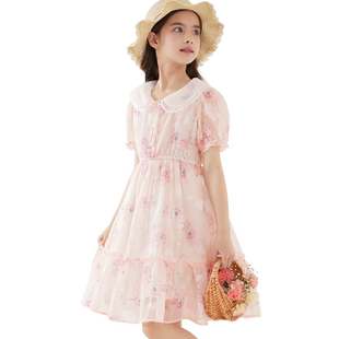 女童连衣裙儿童裙子2026夏季新款薄款连身裙公主裙中大童长裙夏装