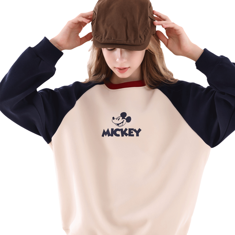 迪士尼女童卫衣2026秋季新款打底衫儿童上衣米奇长袖衣服女孩童装
