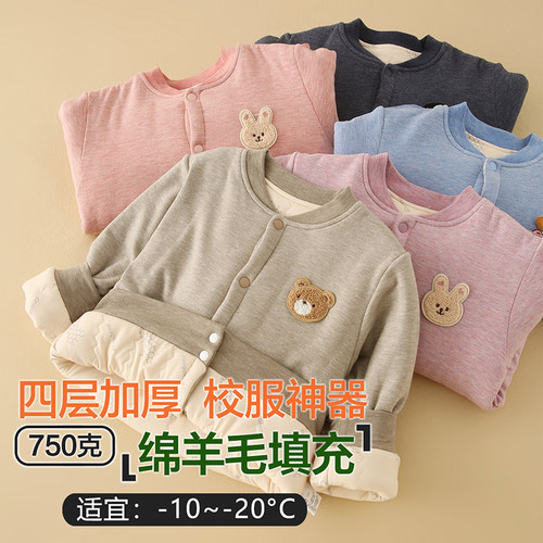 加厚儿童棉服秋冬保暖