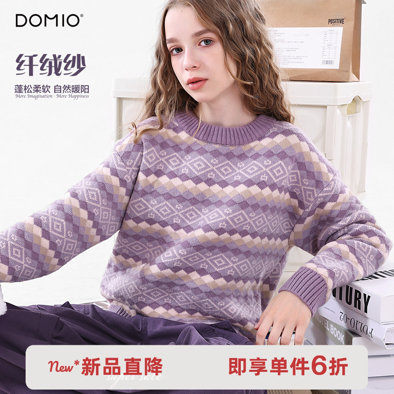 女童毛衣春秋新款儿童加厚毛线衣大童上衣女孩冬季洋气母婴童装
