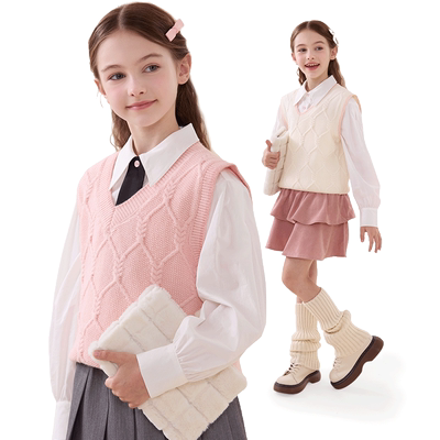 多妙屋学院风2024春秋洋气马甲