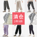 子春秋款 加绒秋冬装 儿童打底裤 保暖羽绒裤 中大童棉裤 清仓男女童裤