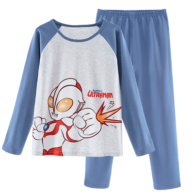 多妙屋春秋冬季男女童纯棉内衣套