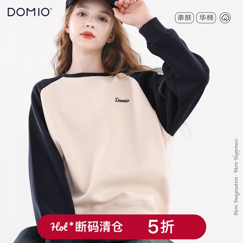 多妙屋女童卫衣大童春秋上衣