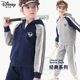两件套加绒加厚 儿童连帽外套卫裤 迪士尼男童运动套装 春秋2026新款