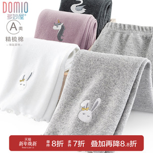 洋气加绒冬装 女童打底裤 子中大童外穿纯棉长裤 儿童裤 秋冬2025新款