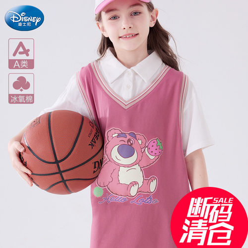 迪士尼女童连衣裙夏季薄款2024