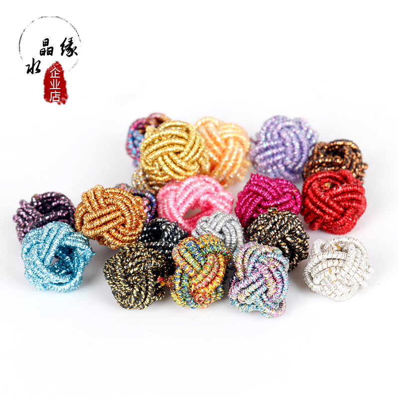 diy项链配饰五彩亮光菠萝结