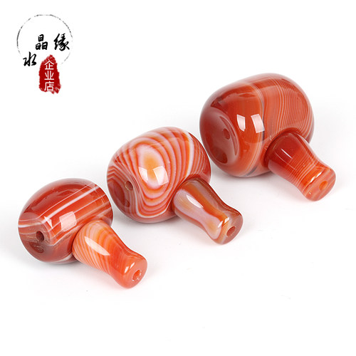 diy条纹配饰项链玛瑙珠子