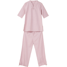 居士打坐女佛系禅意棉麻中式禅修服1