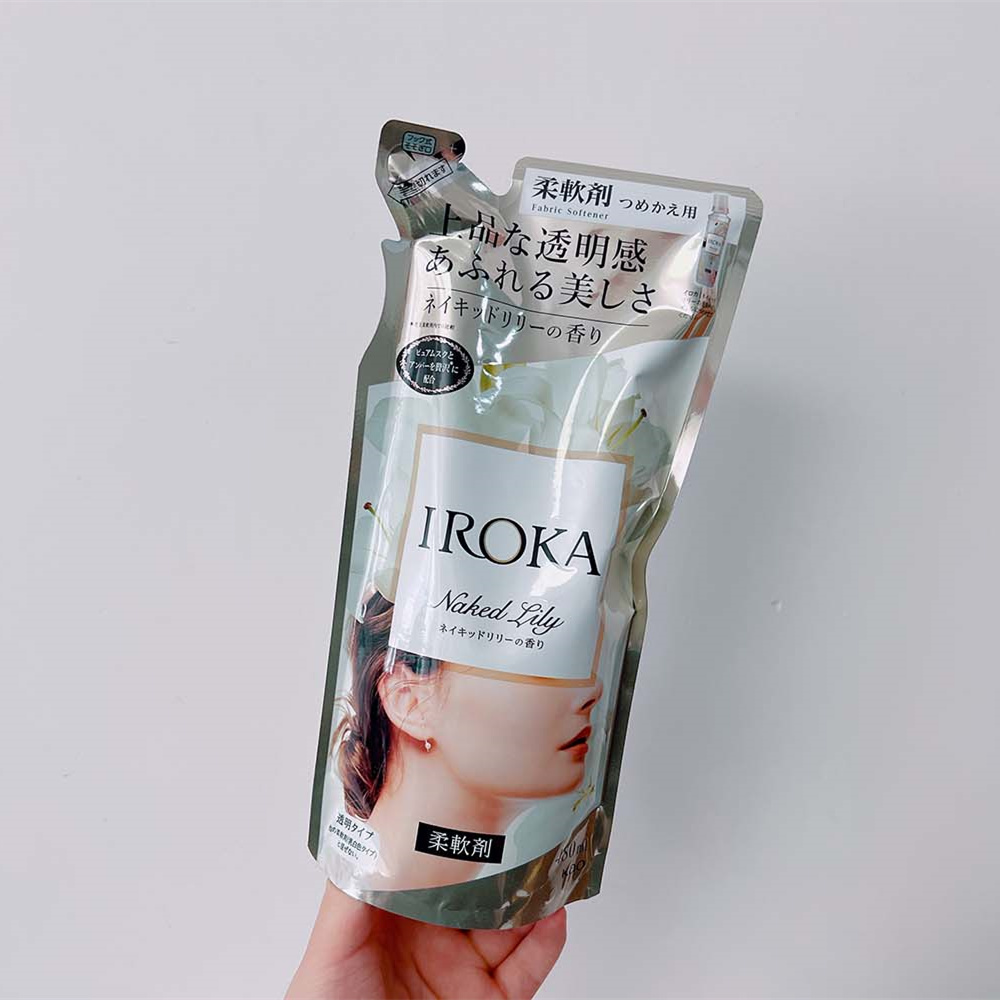 日本进口花王IROKA衣物柔顺剂奢华香氛持久留香防静电护理柔软剂