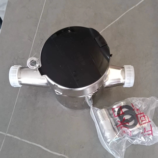 全不锈钢国标旋翼式滴水计量水表 带止回阀家用数字计量冷水4/6分