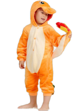 小火龙万圣节服装男童cos服童装儿童恐龙睡衣动物幼儿园运动会冬5
